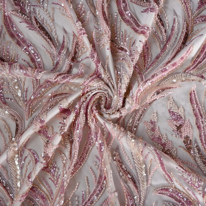 Beautiful Imported Net Cut Dana & Sequins Embroidery Fabrics