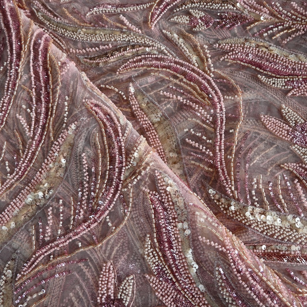 Beautiful Imported Net Cut Dana & Sequins Embroidery Fabrics