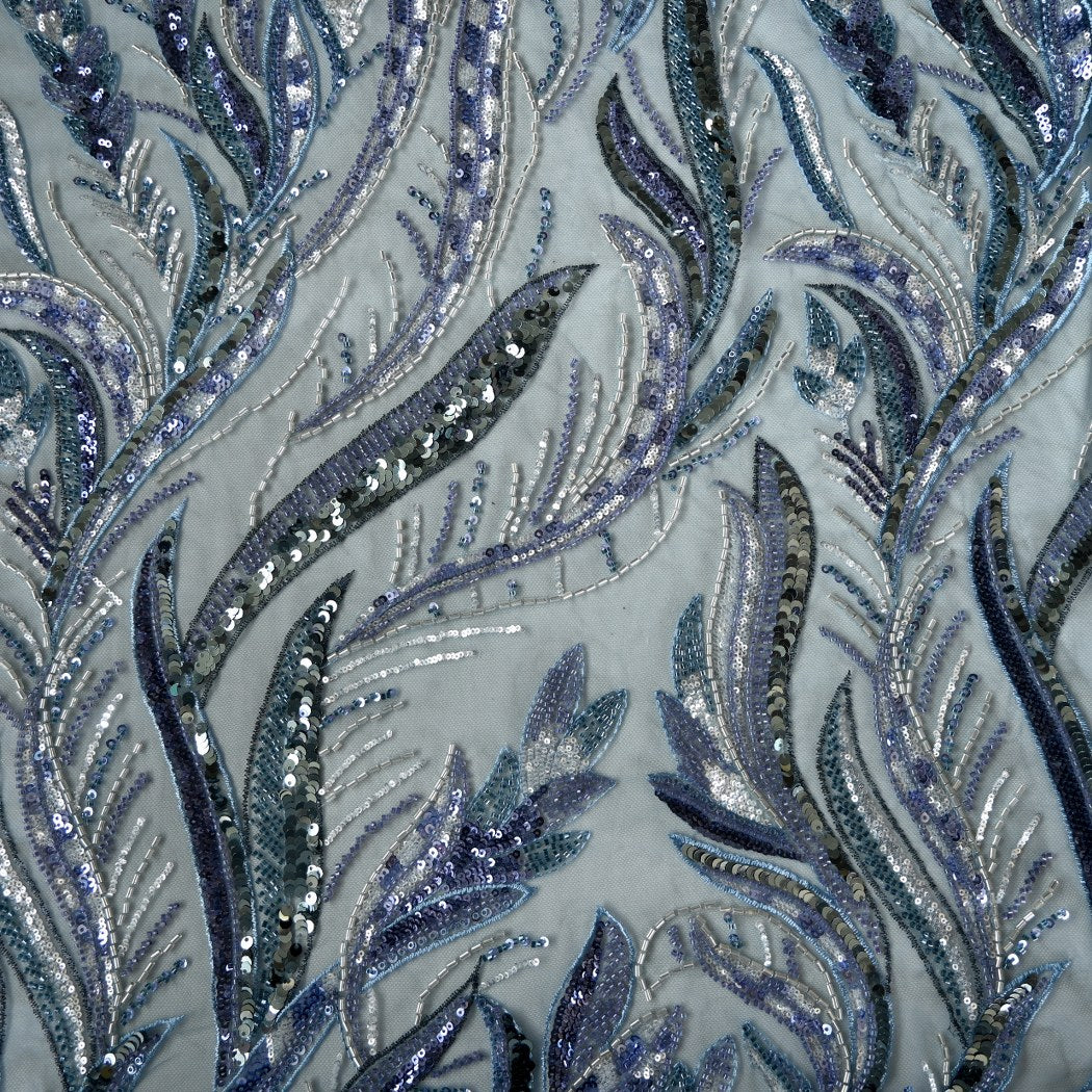 Beautiful Imported Net Cut Dana & Sequins Embroidery Fabrics