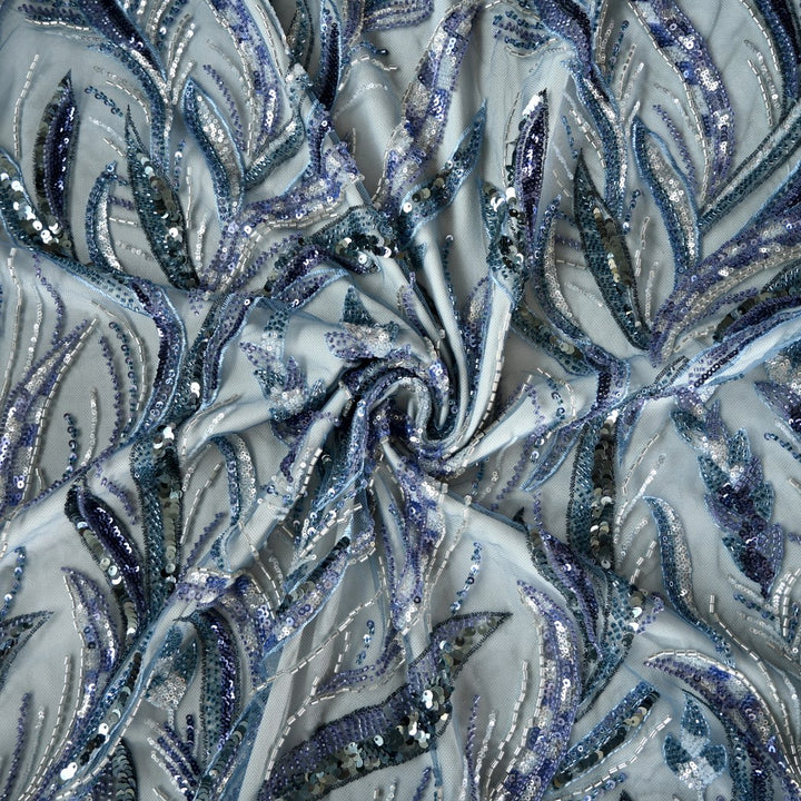 Beautiful Imported Net Cut Dana & Sequins Embroidery Fabrics