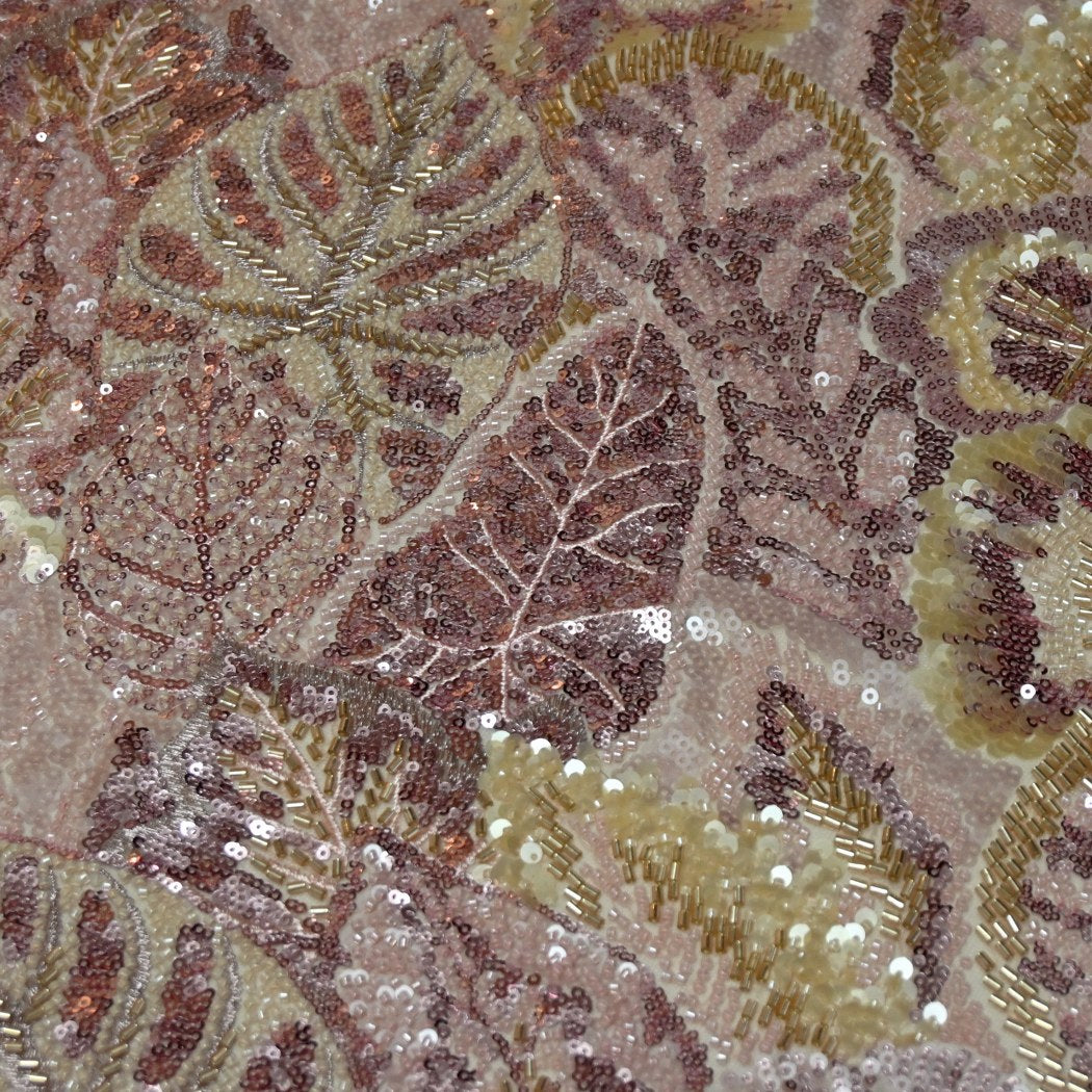 Beautiful Imported Net Cut Dana & Sequins Embroidery Fabrics