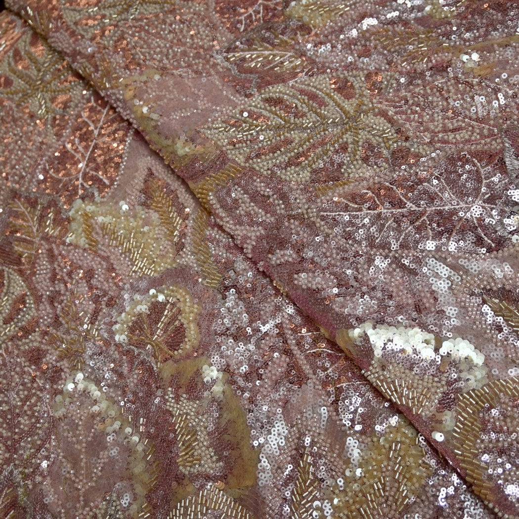 Beautiful Imported Net Cut Dana & Sequins Embroidery Fabrics