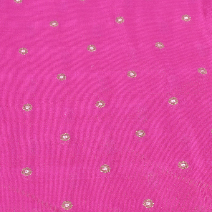 Banarasi Tissue Zari Jacquard Booti Fabric – Elegant Designer Woven Fabric - PS00881-6