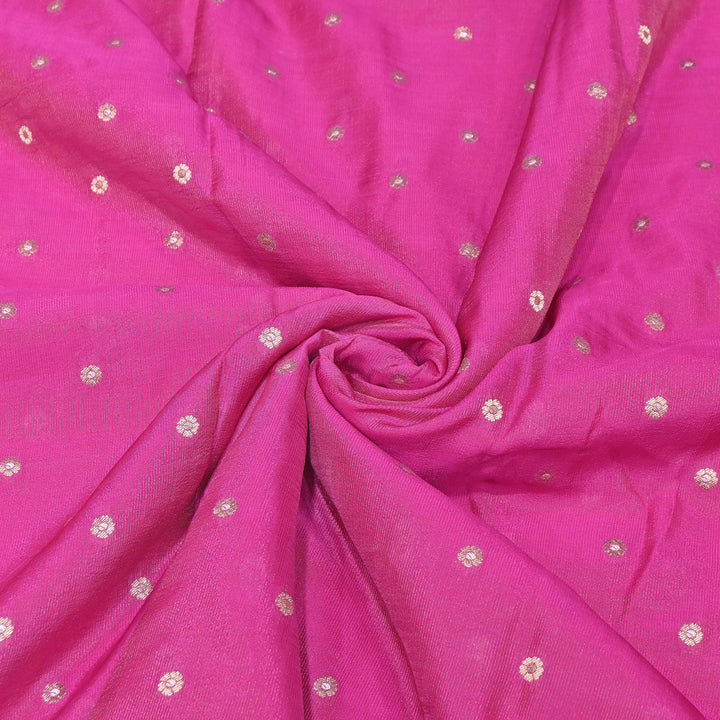 Banarasi Tissue Zari Jacquard Booti Fabric – Elegant Designer Woven Fabric - PS00881-6