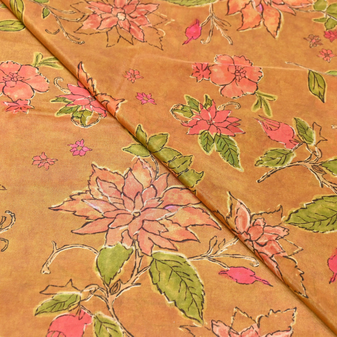 Viscose Crepe Digital Print | Designer Printed Fabric | 001166-01