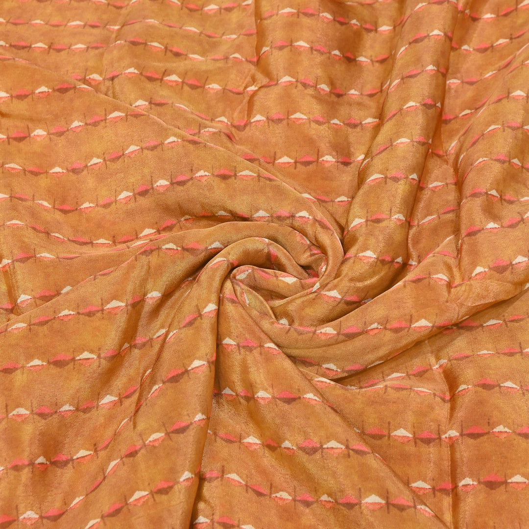 Viscose Crepe Digital Print | Designer Printed Fabric | 001166-02