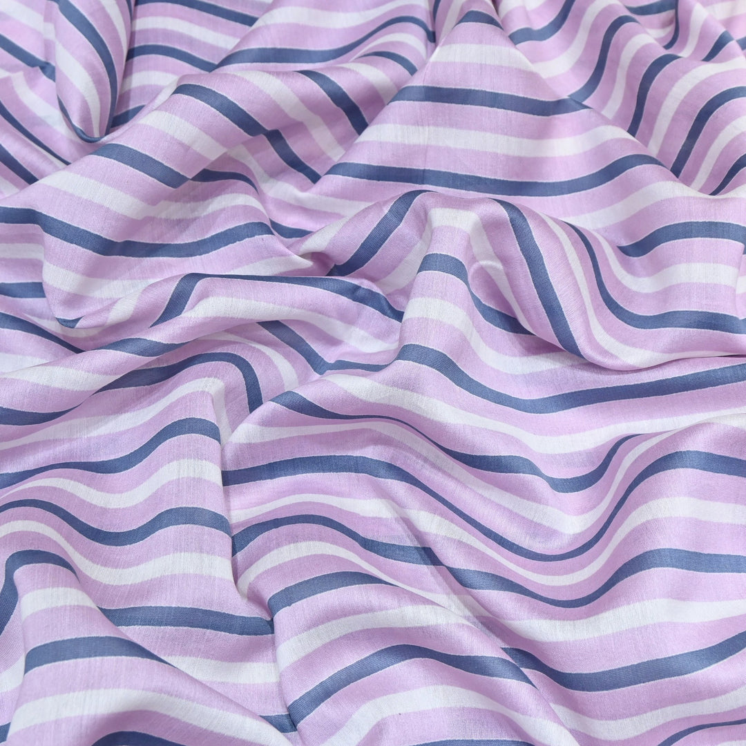 Silk Chanderi Digital Print Fabric – Elegant Designer Printed Fabric-001664-6