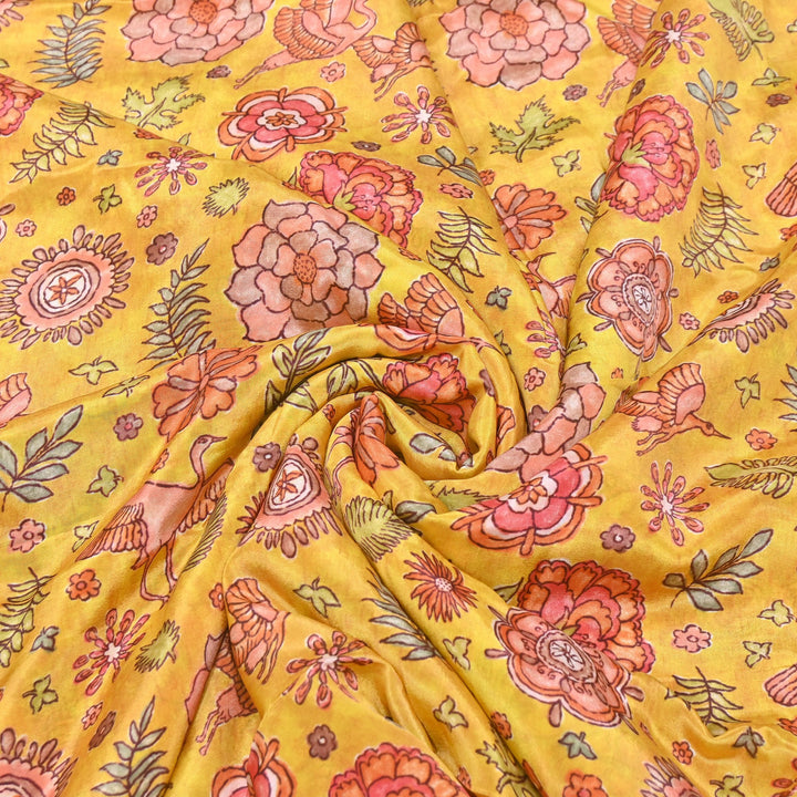 Viscose Crepe Digital Print | Designer Printed Fabric | 001166-07