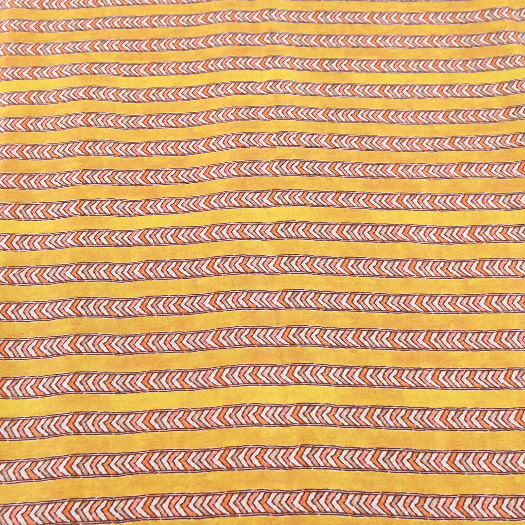 Viscose Crepe Digital Print | Designer Printed Fabric | 001166-08