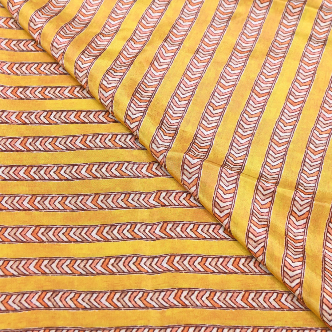 Viscose Crepe Digital Print | Designer Printed Fabric | 001166-08