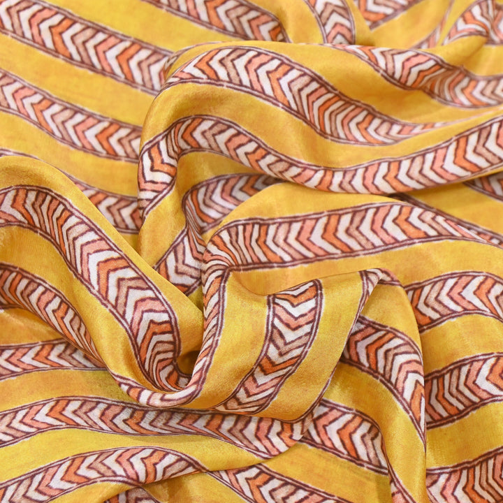 Viscose Crepe Digital Print | Designer Printed Fabric | 001166-08