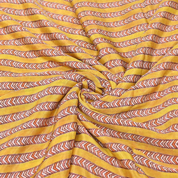 Viscose Crepe Digital Print | Designer Printed Fabric | 001166-08
