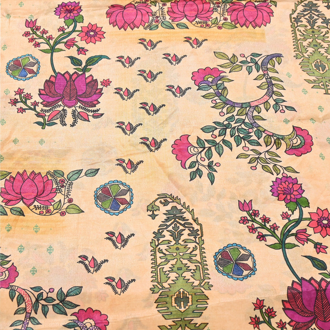 Viscose Crepe Digital Print | Designer Printed Fabric | 001166-09