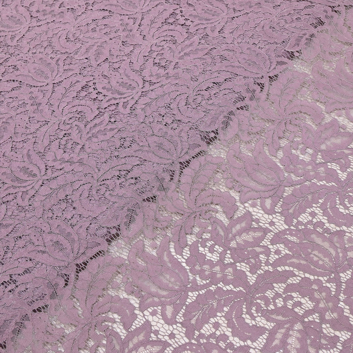 Premium Cord Lace Fabric – Elegant Floral Pattern Designer fabric - AT05826-9