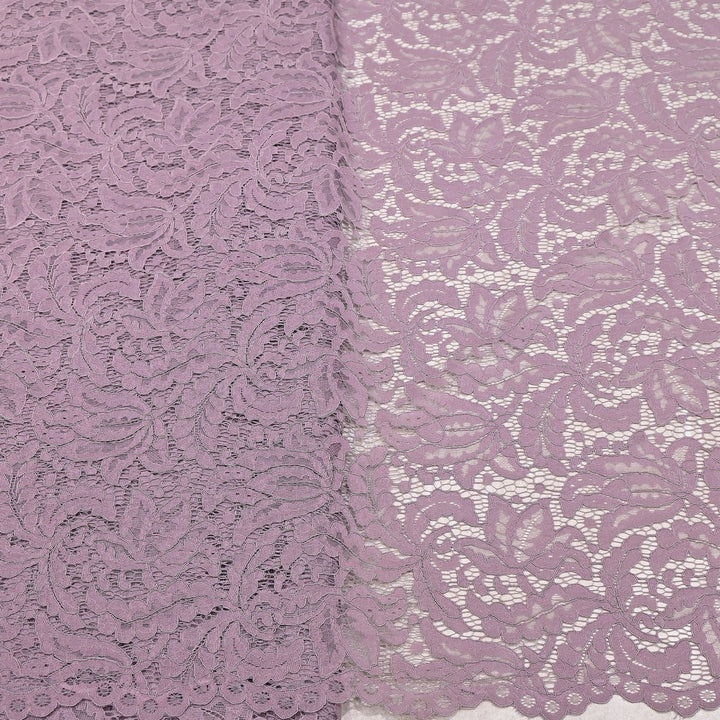 Premium Cord Lace Fabric – Elegant Floral Pattern Designer fabric - AT05826-9