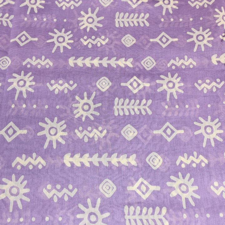 Silk Chanderi Digital Print Fabric – Elegant Designer Printed Fabric-001664-12