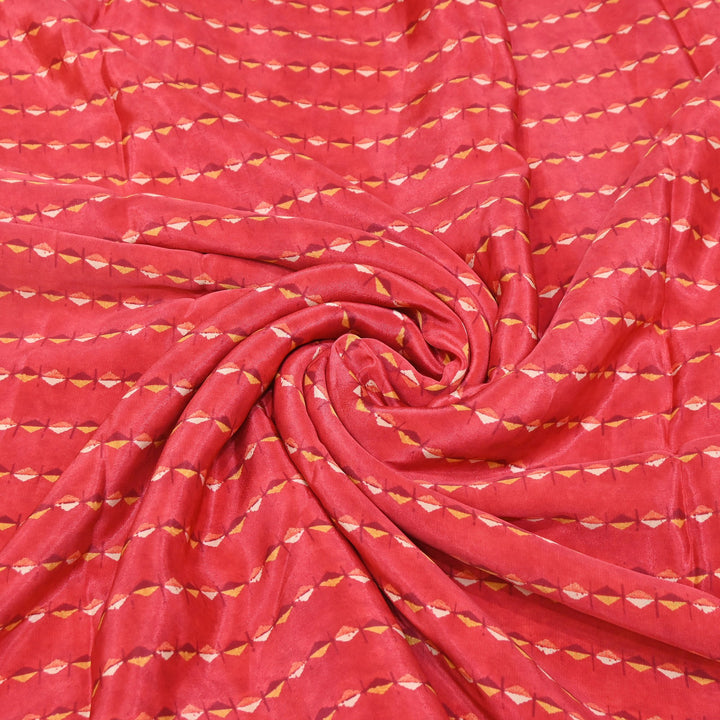 Viscose Crepe Digital Print | Designer Printed Fabric | 001166-06