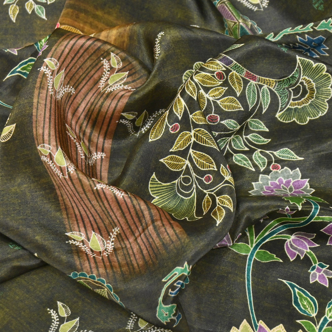 Viscose Crepe Digital Print | Designer Printed Fabric | 001166-03