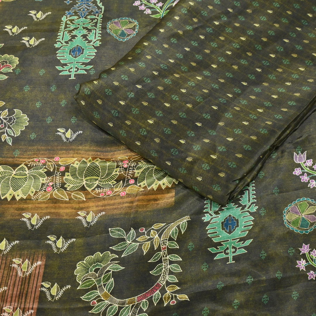 Viscose Crepe Digital Print | Designer Printed Fabric | 001166-03