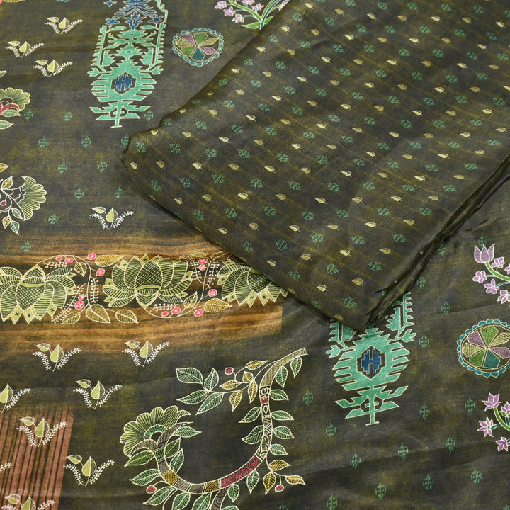 Viscose Crepe Digital Print | Designer Printed Fabric | 001166-03