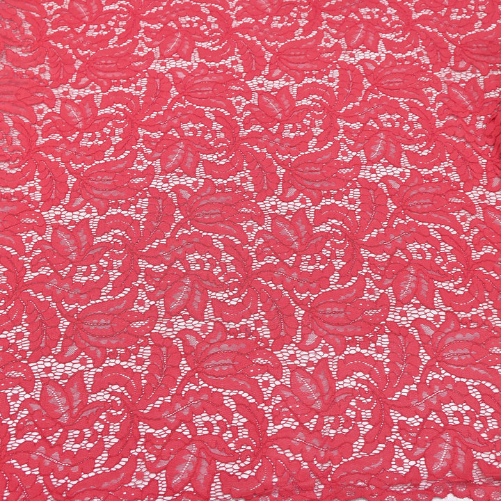 Premium Cord Lace Fabric – Elegant Floral Pattern Designer fabric - AT05826-11