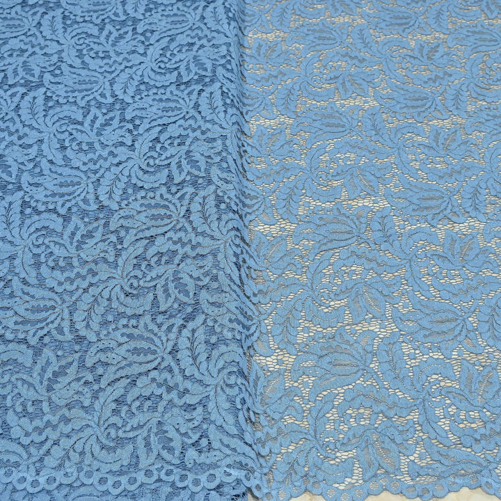Premium Cord Lace Fabric – Elegant Floral Pattern Designer fabric - AT05826-13