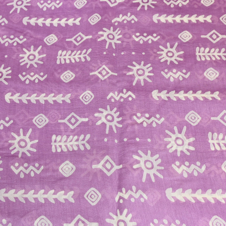 Silk Chanderi Digital Print Fabric – Elegant Designer Printed Fabric-001664-16