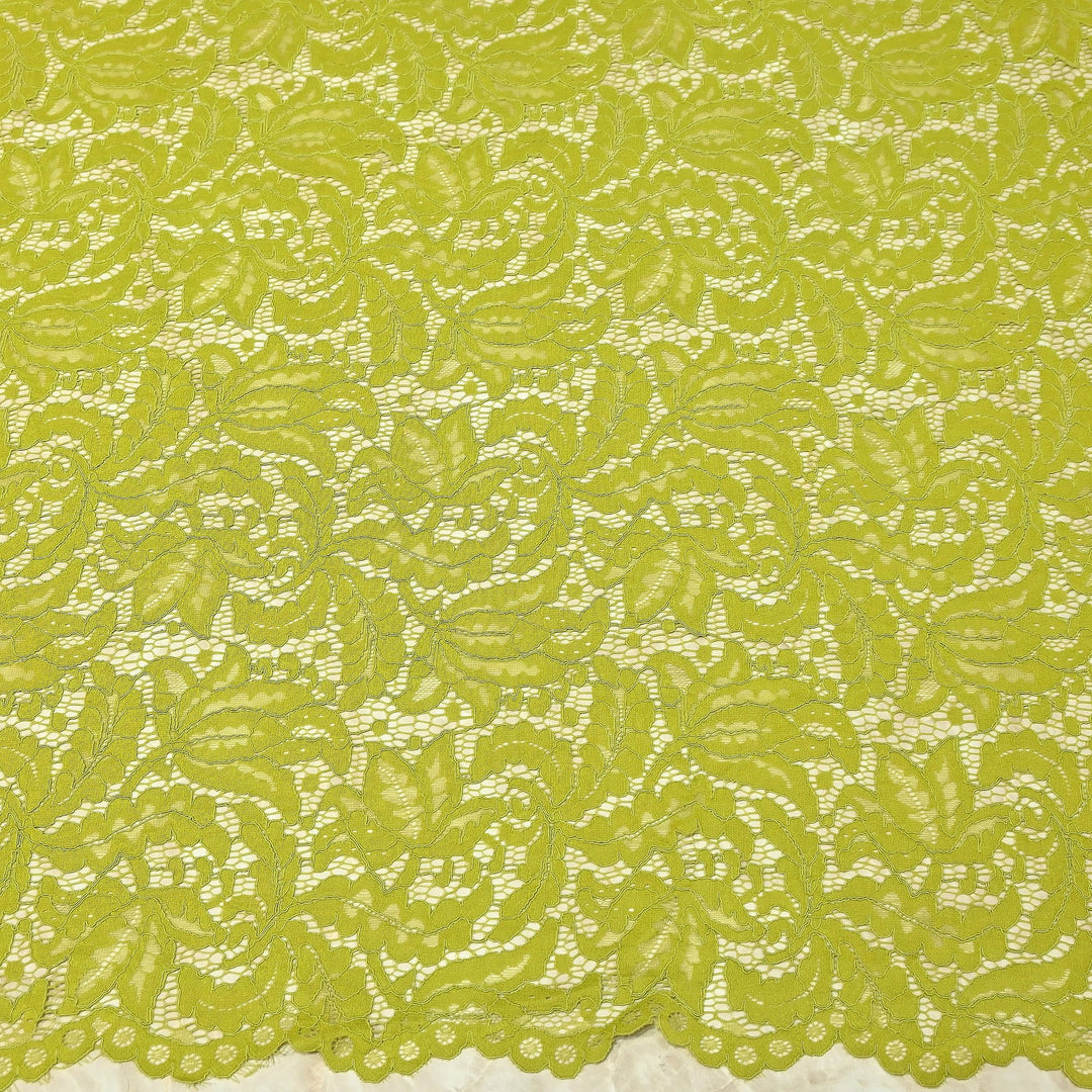 Premium Cord Lace Fabric – Elegant Floral Pattern Designer fabric - AT05826-7