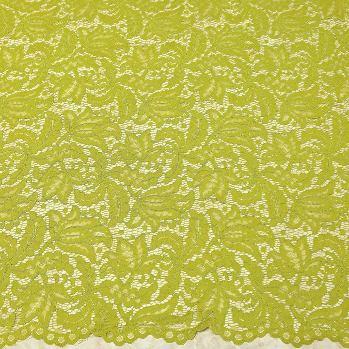 Premium Cord Lace Fabric – Elegant Floral Pattern Designer fabric - AT05826-7