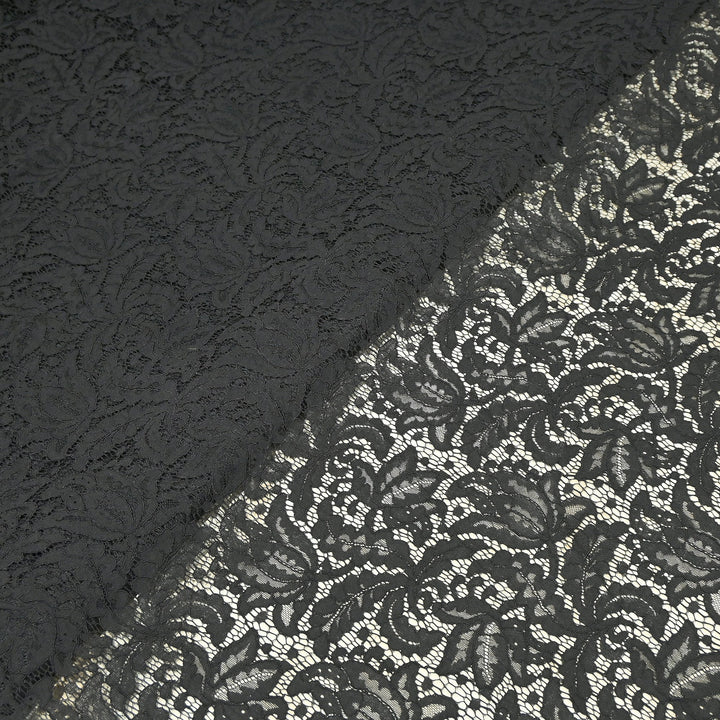 Premium Cord Lace Fabric – Elegant Floral Pattern Designer fabric - AT05826-6
