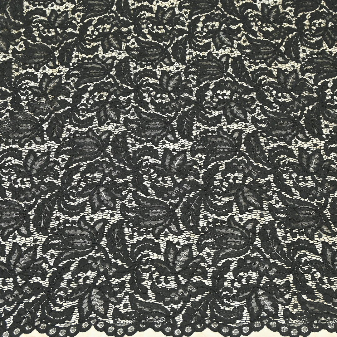 Premium Cord Lace Fabric – Elegant Floral Pattern Designer fabric - AT05826-6
