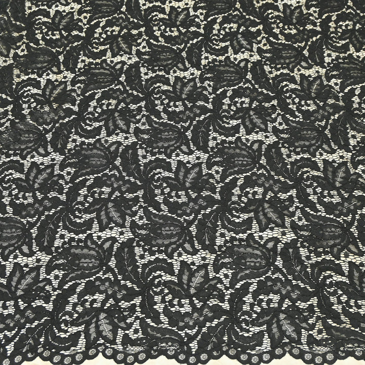 Premium Cord Lace Fabric – Elegant Floral Pattern Designer fabric - AT05826-6