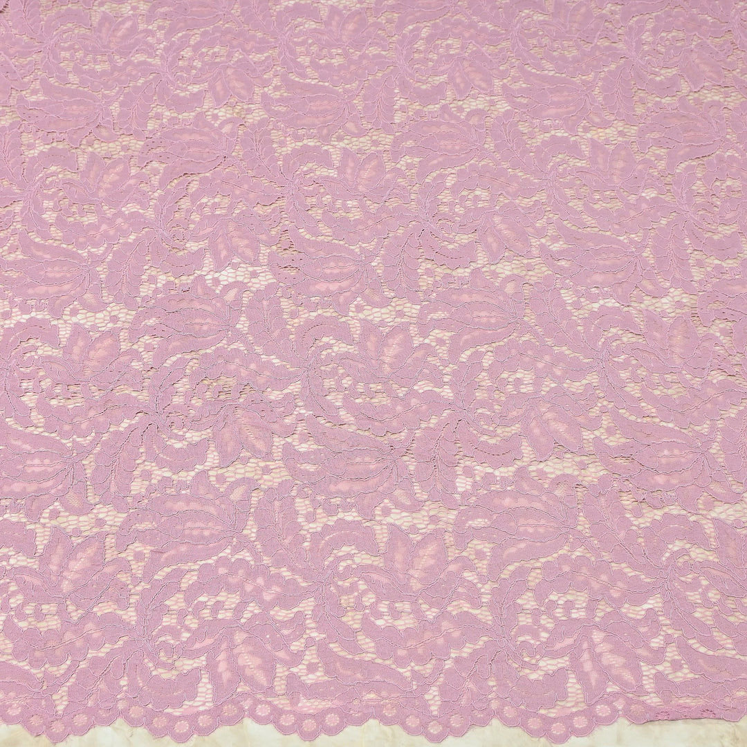 Premium Cord Lace Fabric – Elegant Floral Pattern Designer fabric - AT05826-5