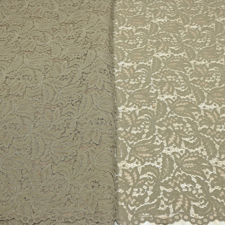 Premium Cord Lace Fabric – Elegant Floral Pattern Designer fabric - AT05826-4