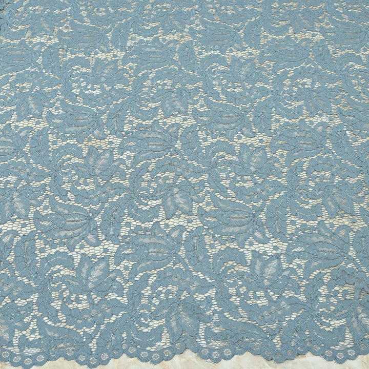 Premium Cord Lace Fabric – Elegant Floral Pattern Designer fabric - AT05826-2