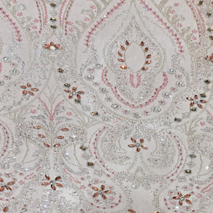 Premium Net with Heavy Sequin & Stone Embroidery – Designer Fabric - IMP060-2