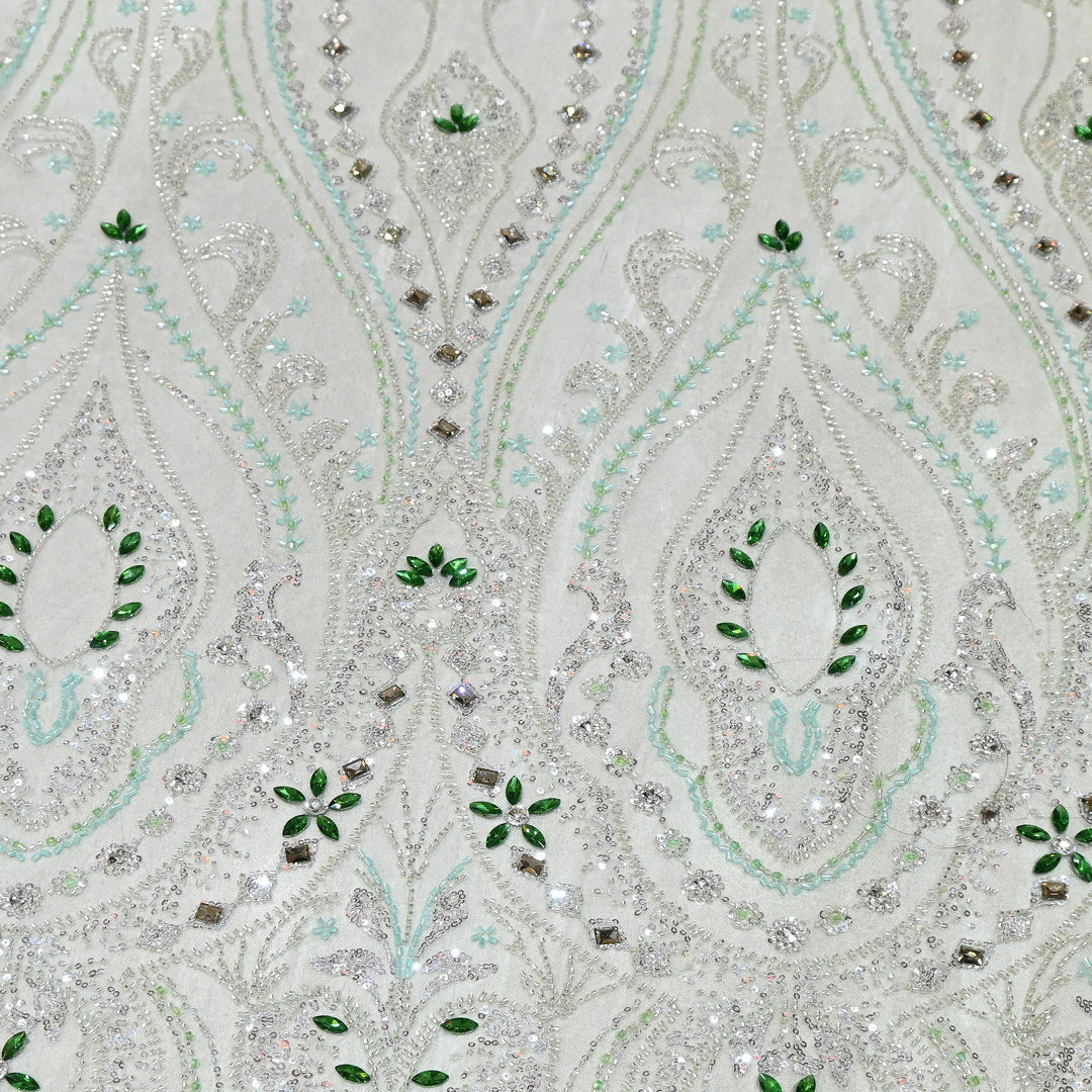 Premium Net with Heavy Sequin & Stone Embroidery – Designer Fabric - IMP060-3
