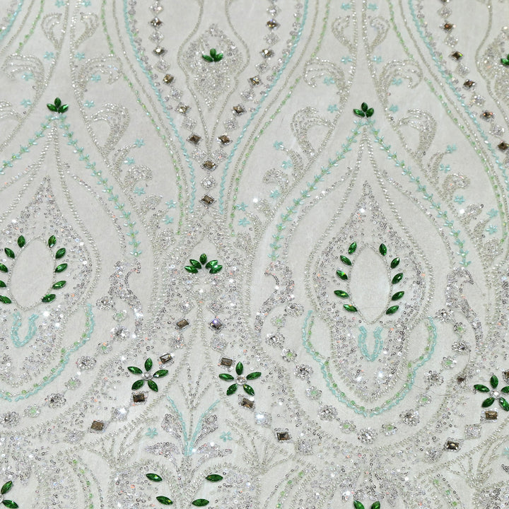 Premium Net with Heavy Sequin & Stone Embroidery – Designer Fabric - IMP060-3
