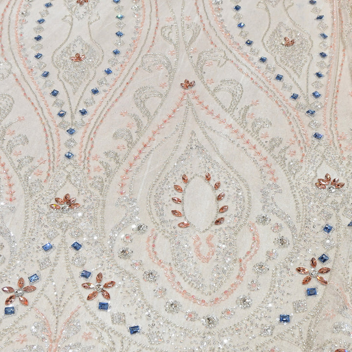 Premium Net with Heavy Sequin & Stone Embroidery – Designer Fabric - IMP060-4