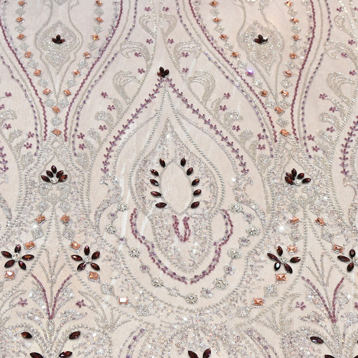 Premium Net with Heavy Sequin & Stone Embroidery – Designer Fabric - IMP060-6