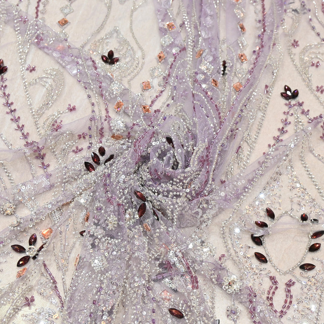 Premium Net with Heavy Sequin & Stone Embroidery – Designer Fabric - IMP060-6