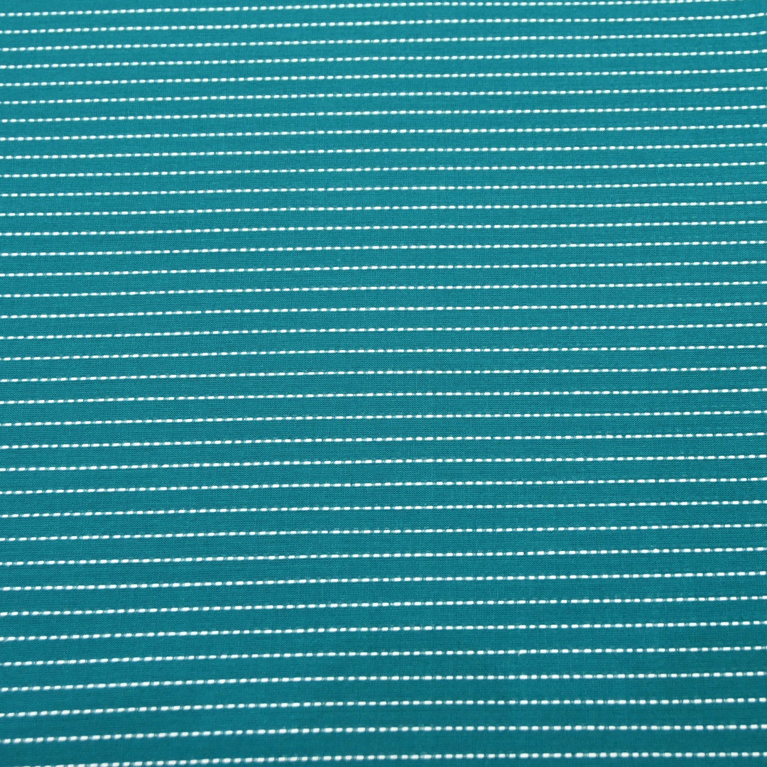 Handloom Cotton Stripe Fabric – Soft Breathable Casual Wear Fabric-MT8873-1