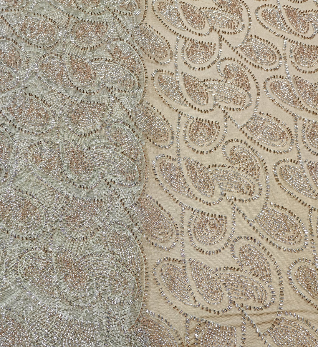 Imported Net Cut Dana Heavy Embroidery Fabrics