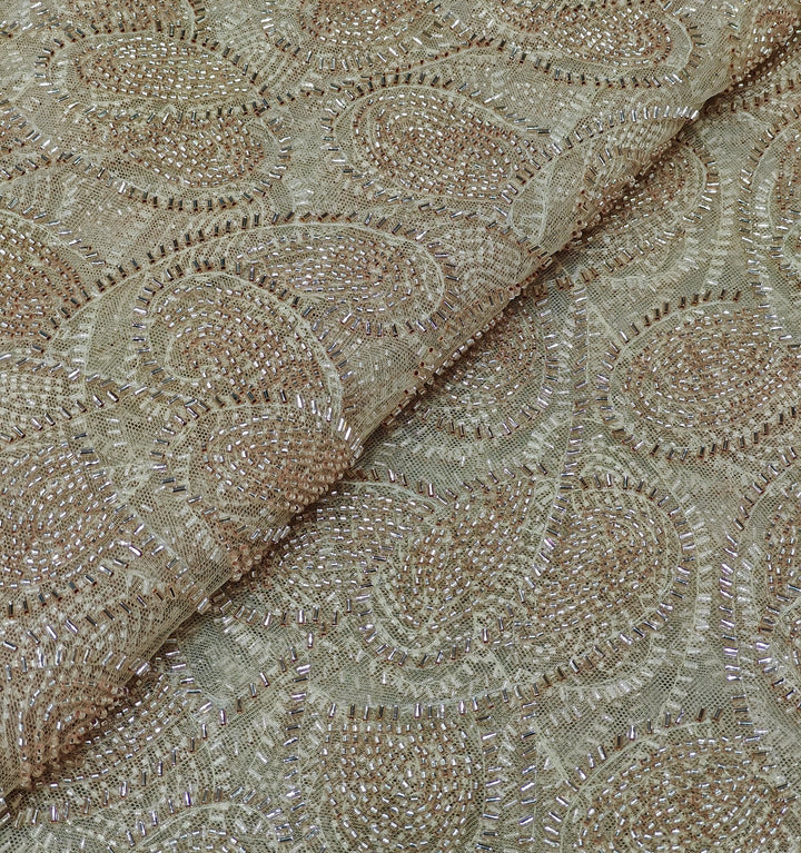 Imported Net Cut Dana Heavy Embroidery Fabrics