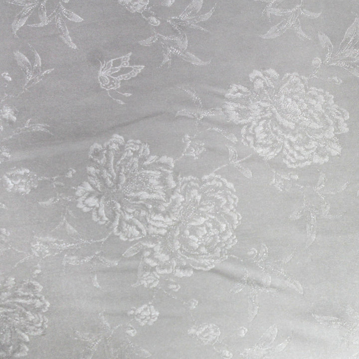 Pure Dyeable Satin Jacquard Fabrics