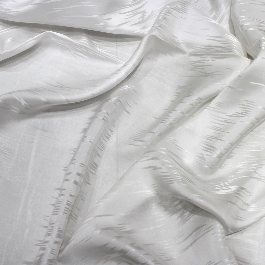 Pure Dyeable Satin Jacquard Fabrics