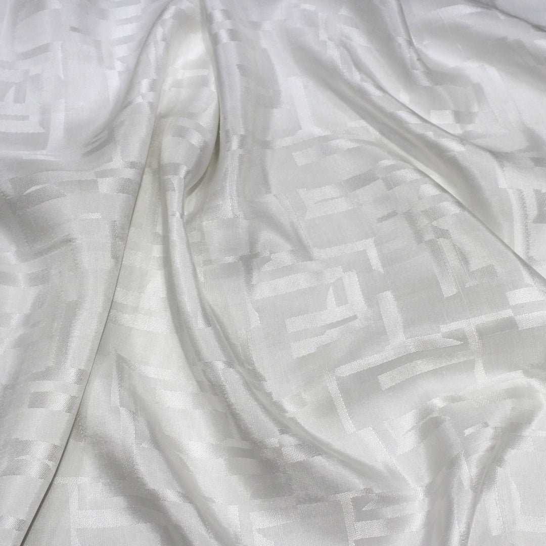 Pure Dyeable Dupion Jacquard Fabrics