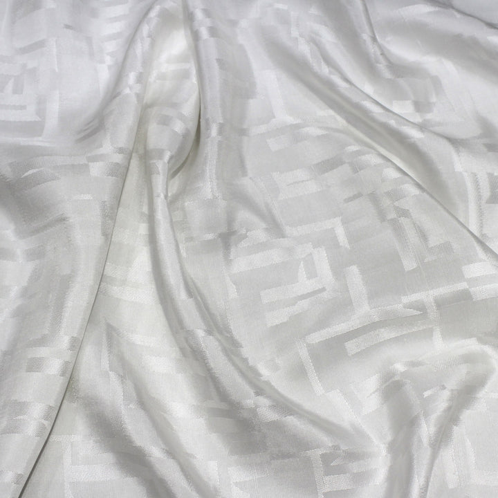 Pure Dyeable Dupion Jacquard Fabrics
