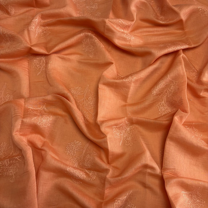 Premium Silk Chanderi Hand Print Unstitched Suit-S301184-1
