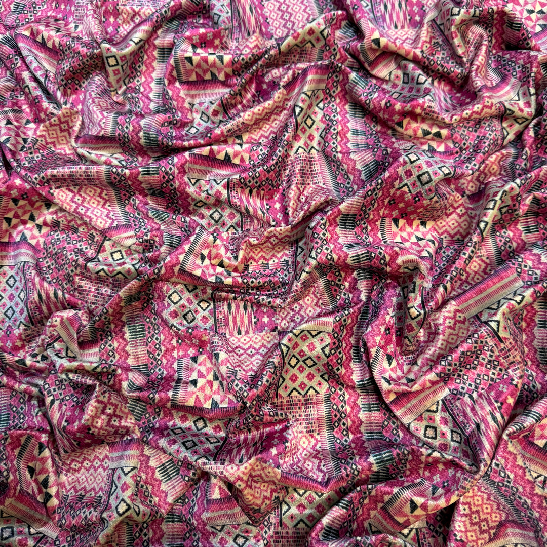 Velvet Digital Print Fabrics